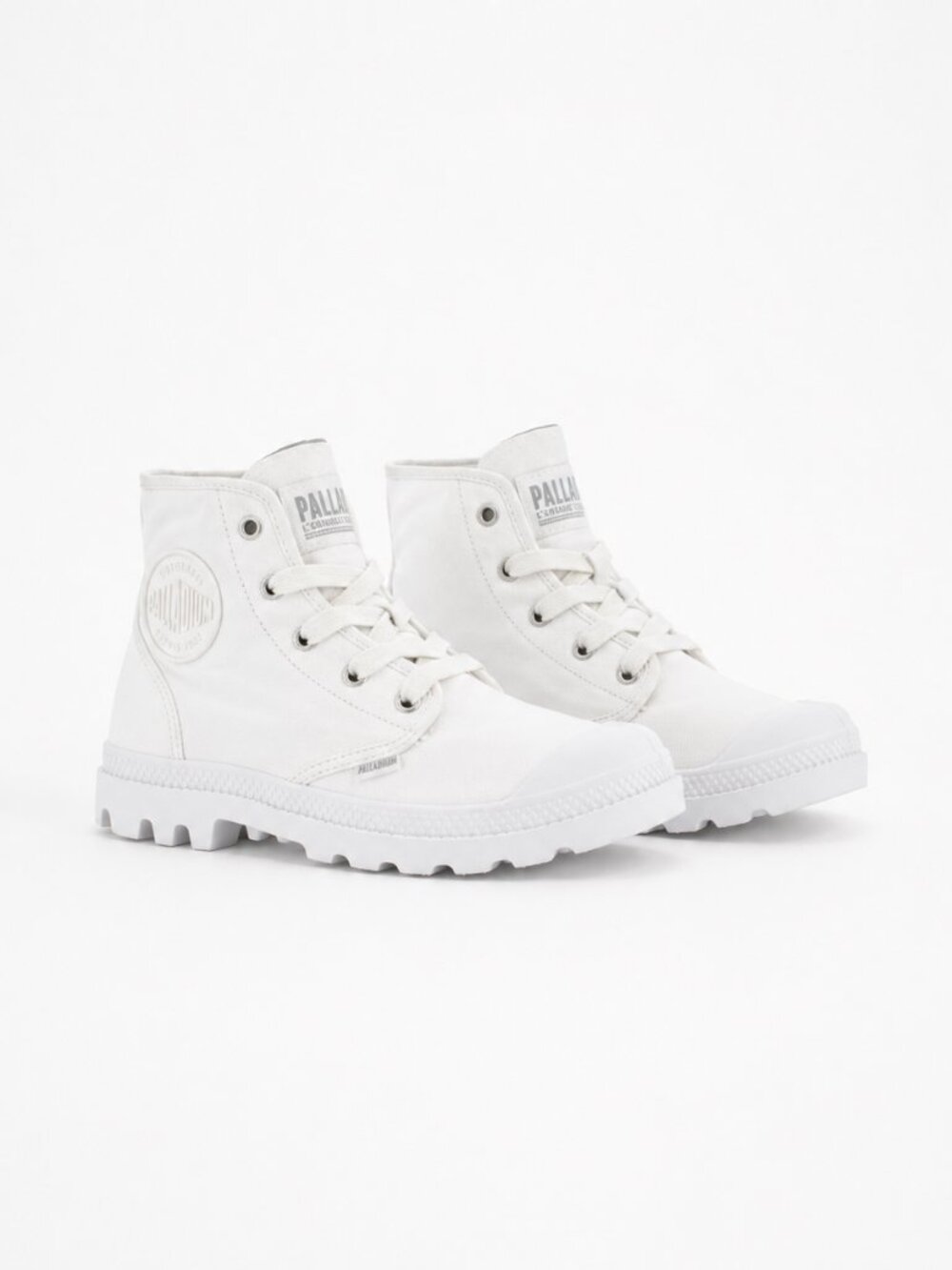 Palladium Pampa Hi Star White Canvas Boots Women’s Size 9 NIB